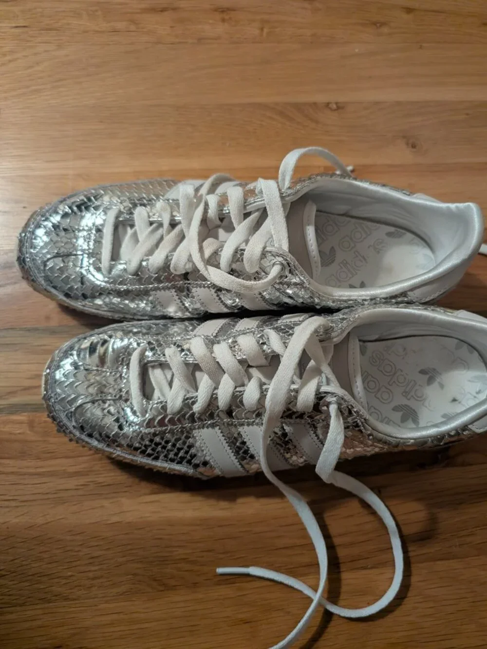 Adidas Japan Silver Metallic/ Womans Size 10